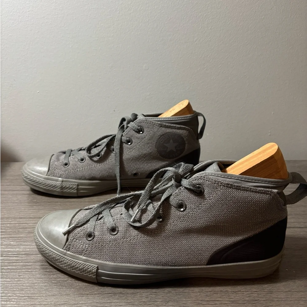 Converse Gray‎ High-Top Sneakers Men’s 9 - Picture 5 of 7